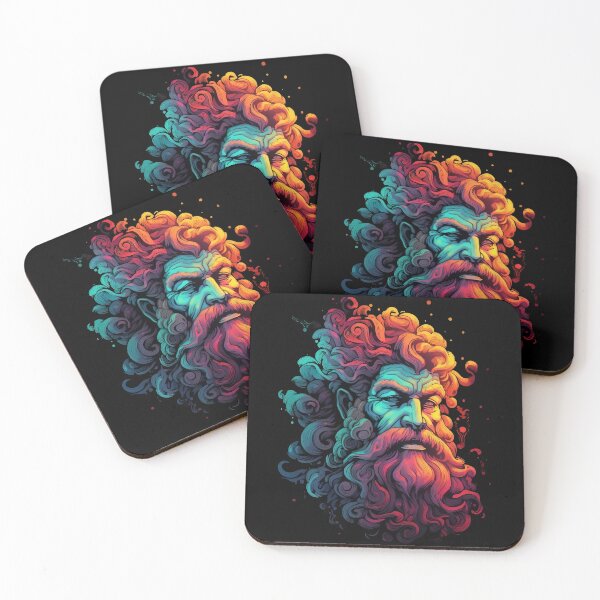 Item preview, Psychedelic Zeus: Thunderous Majesty designed and sold by PsyCloth.