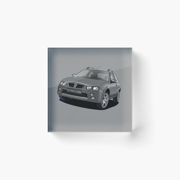 Artikelvorschau, Graues Rover Streetwise-Auto entworfen und verkauft von Webazoot Industries - Car Art.