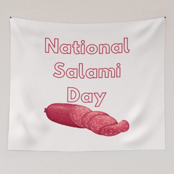 Item preview, Happy National salami day designed and sold by Simo0455.