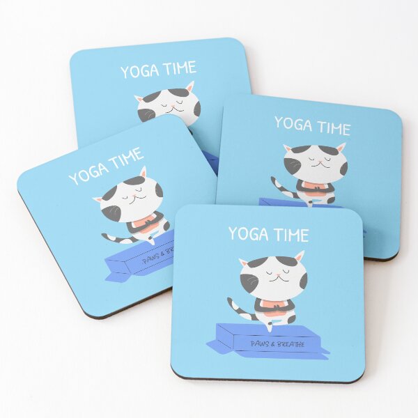 Item preview, Funny cat doing yoga designed and sold by rdxart.