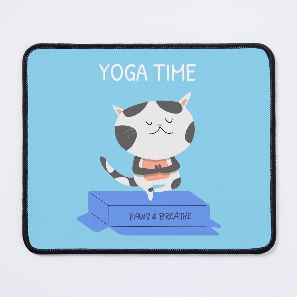 Item preview, Funny cat doing yoga designed and sold by rdxart.