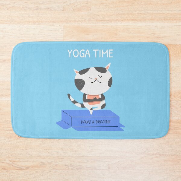Item preview, Funny cat doing yoga designed and sold by rdxart.