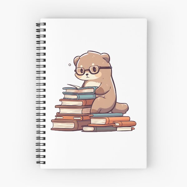 Aperçu de l'œuvre loutre de rat de bibliothèque mignonne créée et vendue par Star-DustStudio.