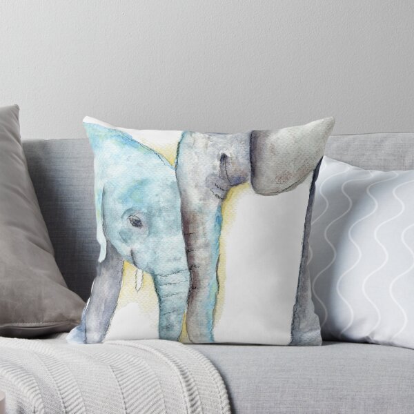 Item preview, Momma elephant and baby watercolor painting designed and sold by AnissaF.