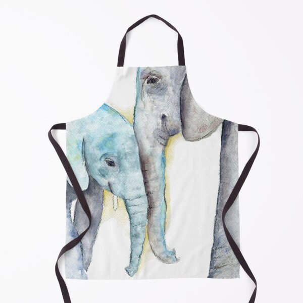 Item preview, Momma elephant and baby watercolor painting designed and sold by AnissaF.