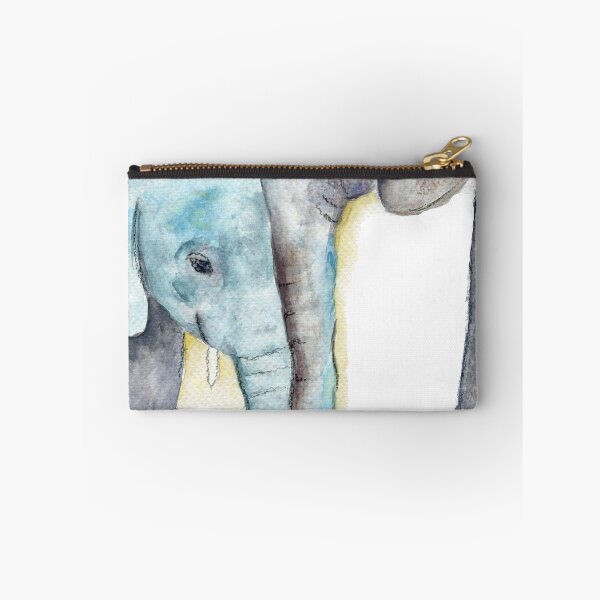Item preview, Momma elephant and baby watercolor painting designed and sold by AnissaF.