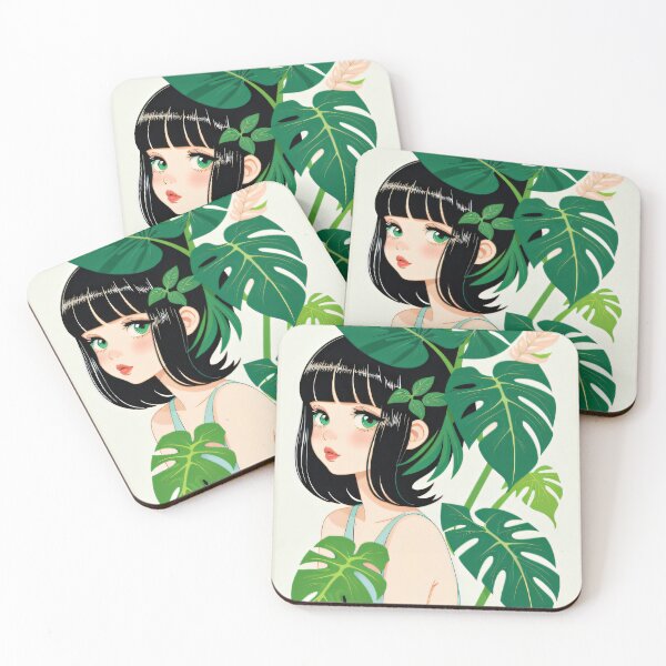 Item preview, Monstera Leaf Woman designed and sold by CypressLeaf.