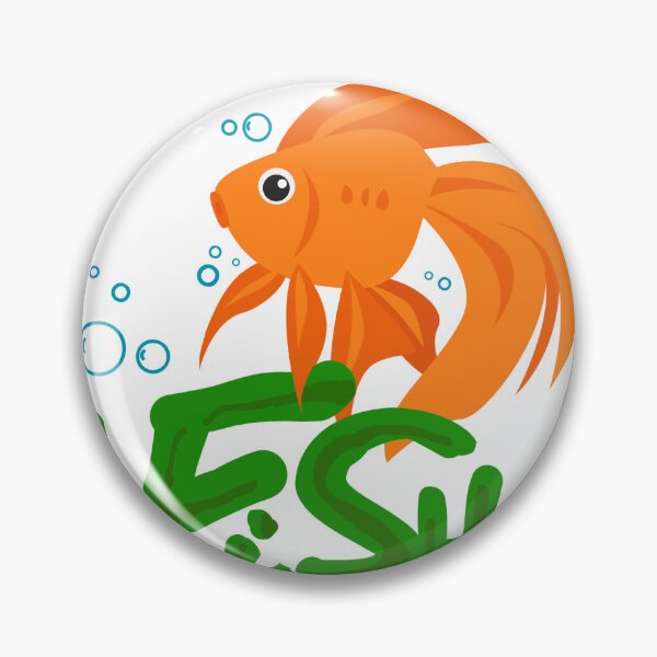 Item preview, fish orange fish algae designed and sold by mariaalmazan.