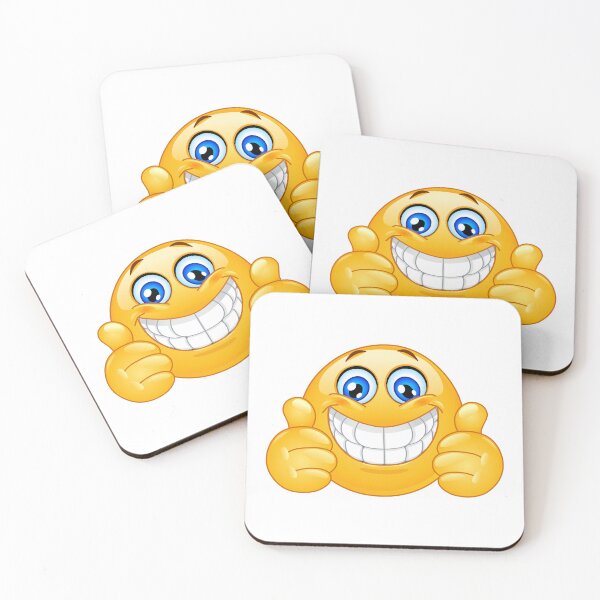 Item preview, Big Smile Emoji with Thumbs up designed and sold by Yael Weiss.