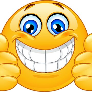 Vorschaubild zum Design Großes Lächeln-Emoji mit erhobenem Daumen von Yael Weiss