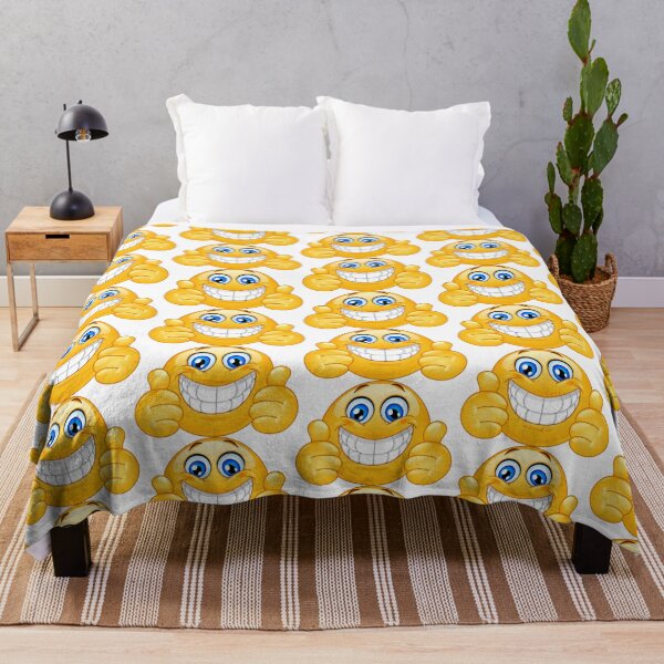 Item preview, Big Smile Emoji with Thumbs up designed and sold by Yael Weiss.