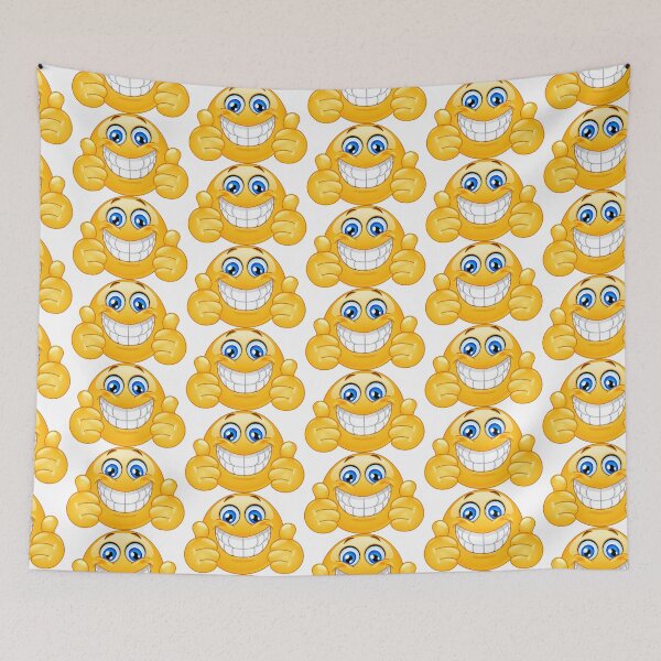 Item preview, Big Smile Emoji with Thumbs up designed and sold by Yael Weiss.