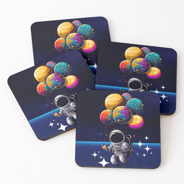 Item preview, Astronaut with balloons designed and sold by MikoMate.