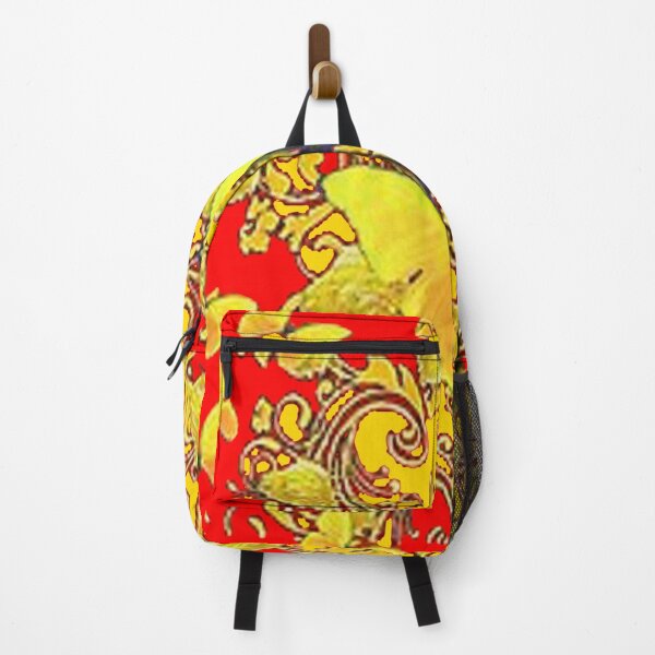 Item preview, GOLDEN BUTERFLIES DESIGN ABSTRACT RED ART designed and sold by sharlesart.