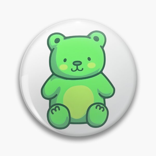 Artikelvorschau, Cute Green Adorable Gummy Bear entworfen und verkauft von Kubala Designs.