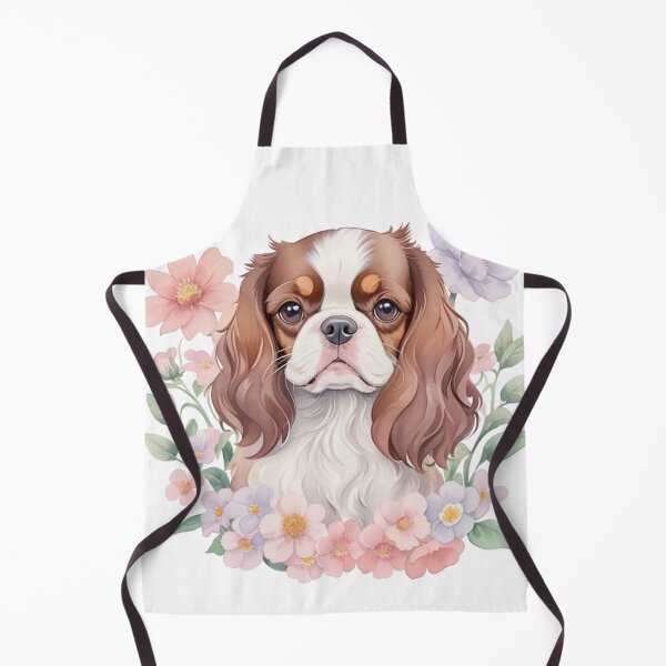 Item preview, Cute Cavalier Spaniel Dog Watercolor Generative ai designed and sold by juoctaviniarts.