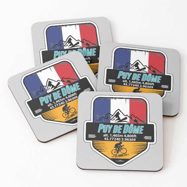 Item preview, Puy de Dome Auvergne France Cycling I've Done It! Sticker T-Shirt 01 designed and sold by OuterShellUK.