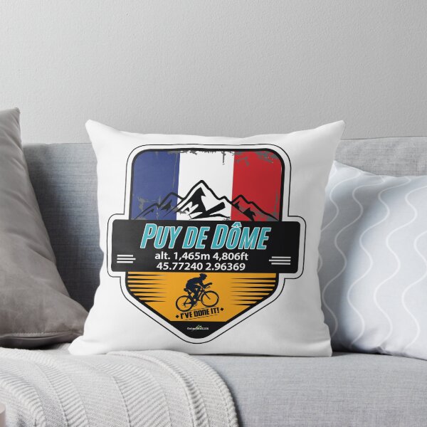 Item preview, Puy de Dome Auvergne France Cycling I've Done It! Sticker T-Shirt 01 designed and sold by OuterShellUK.