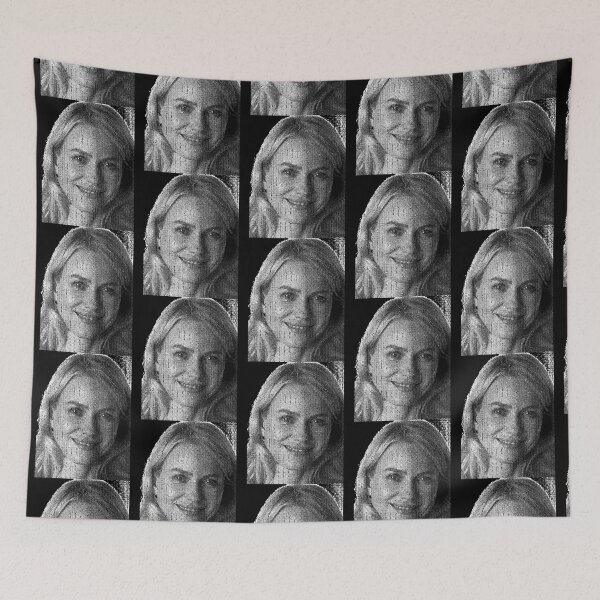 Item preview, Naomi Watts Black _amp_ White Portrait Made Of Points designed and sold by TeresitaBenner.
