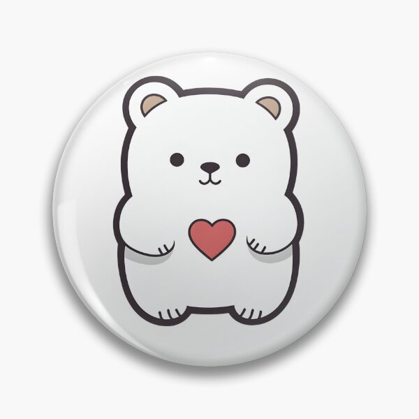 Artikelvorschau, White Loving Cute Bear entworfen und verkauft von Kubala Designs.