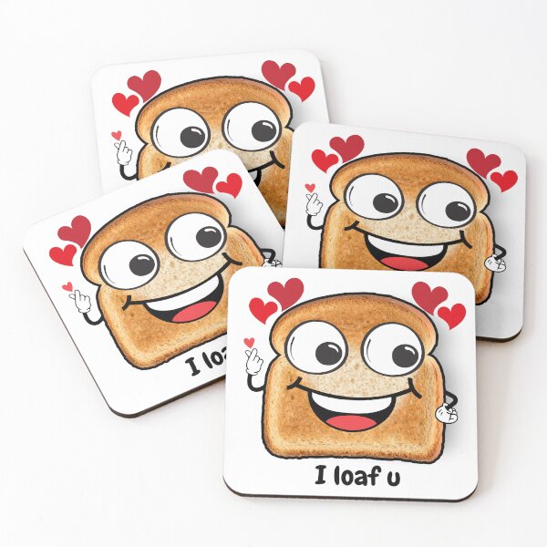 Item preview, Whimsical Adoration - I Loaf U | Playful Love Design designed and sold by OrangeMG.
