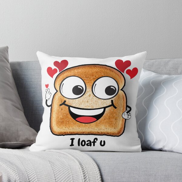 Item preview, Whimsical Adoration - I Loaf U | Playful Love Design designed and sold by OrangeMG.