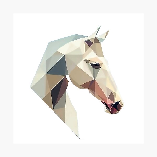 Artikelvorschau, geometric colorful horse entworfen und verkauft von Fantes.