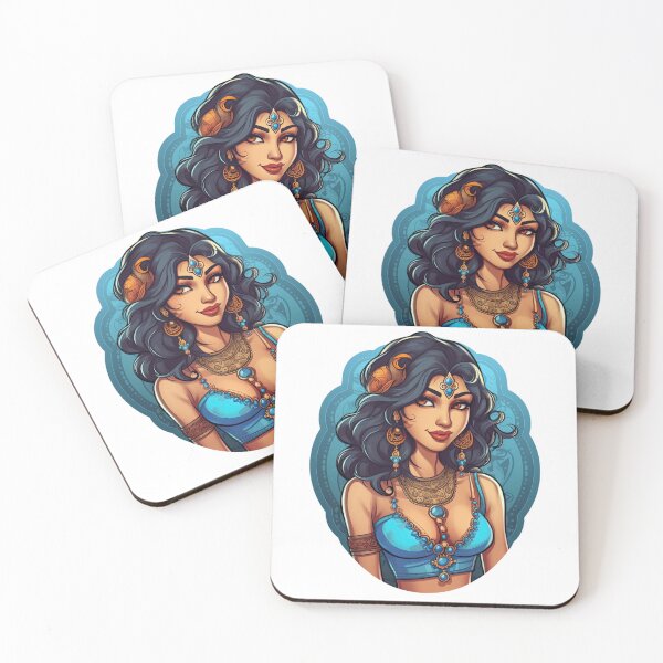 Item preview, Indian Queen Indian Princess Wearing Blue designed and sold by PrincessJessieJ.