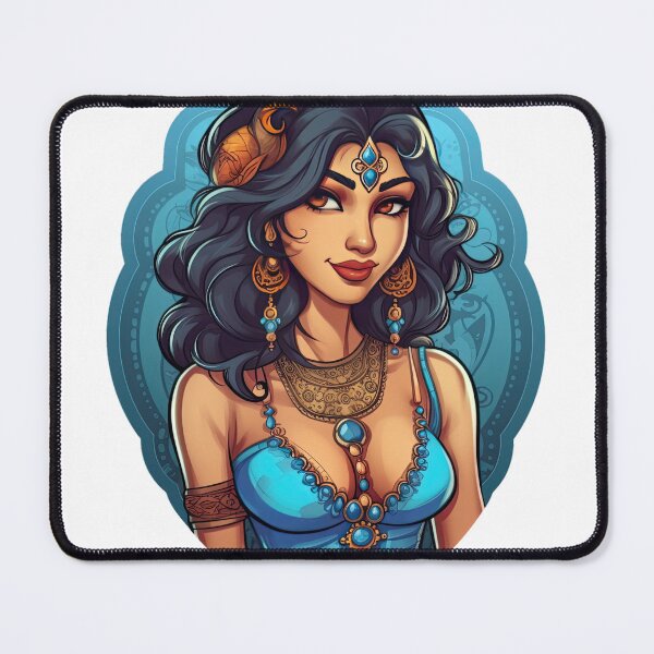 Item preview, Indian Queen Indian Princess Wearing Blue designed and sold by PrincessJessieJ.