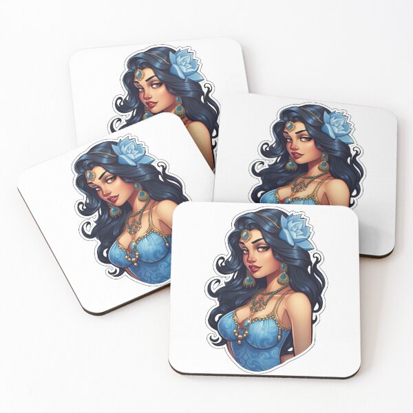 Item preview, Indian Queen Indian Princess Wearing Blue designed and sold by PrincessJessieJ.