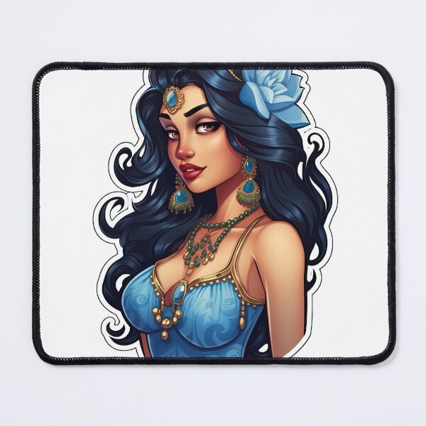 Item preview, Indian Queen Indian Princess Wearing Blue designed and sold by PrincessJessieJ.