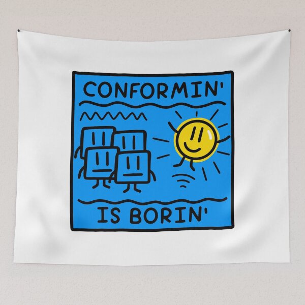 Item preview, Conformin’ Is Borin’ Doodle designed and sold by fergie-artwork.