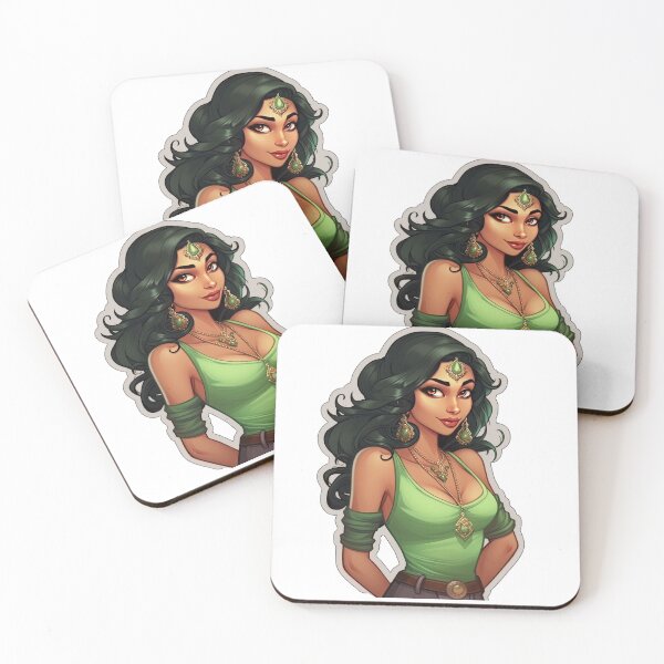 Item preview, Indian Queen Indian Princess Wearing Green designed and sold by PrincessJessieJ.