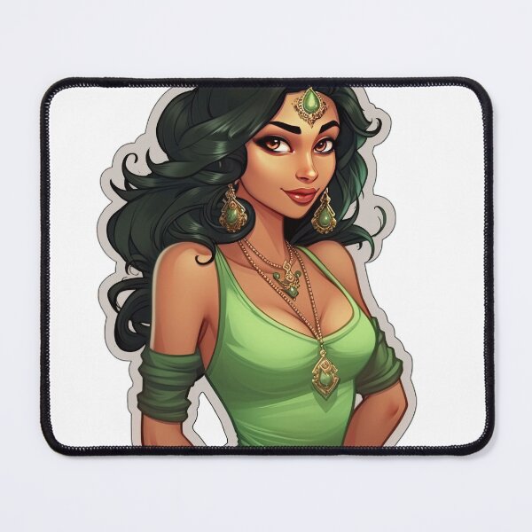 Item preview, Indian Queen Indian Princess Wearing Green designed and sold by PrincessJessieJ.