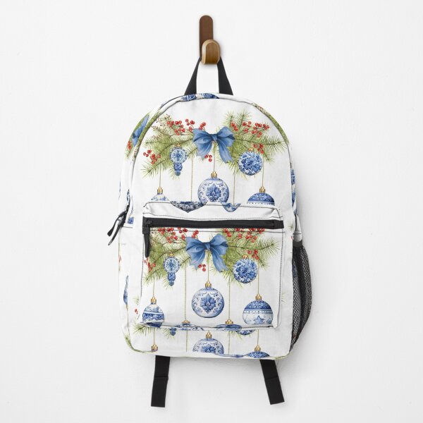 Item preview, Blue Chinoiserie Christmas A designed and sold by Jean Plout.