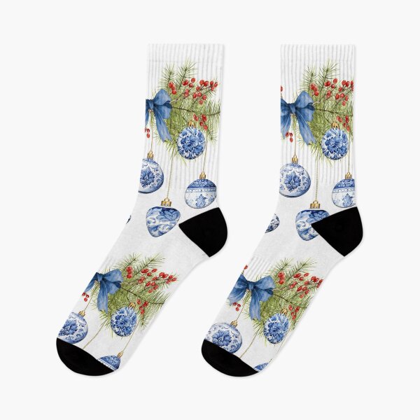 Item preview, Blue Chinoiserie Christmas A designed and sold by Jean Plout.