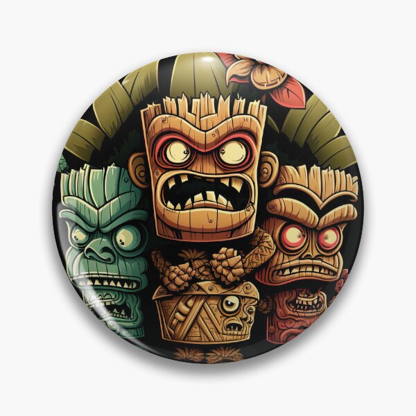 Item preview, The Tiki Stooges designed and sold by GloriousIdiot.