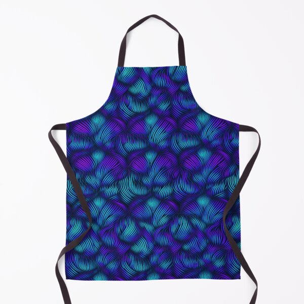 Artikelvorschau, Cosmic Fusion: Lebendige Streifen in Neonblau und Lila entworfen und verkauft von MuseMavenDesign.