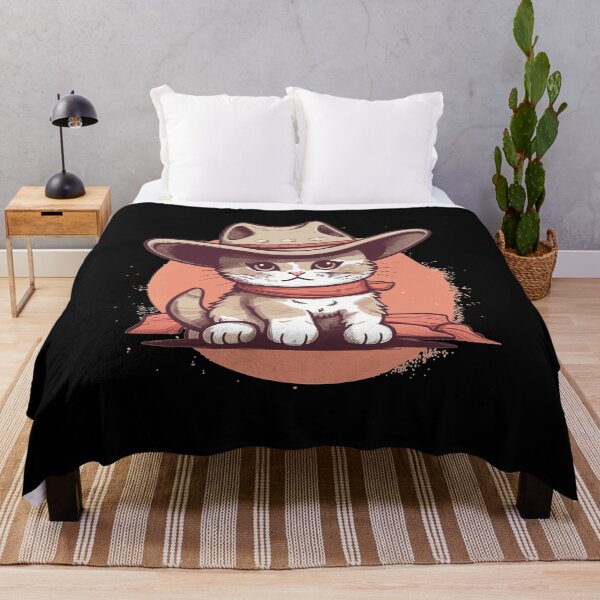 Item preview, Funny Cat Cowboy Cowgirl Meow Howdy Meowdy designed and sold by KsuAnn.