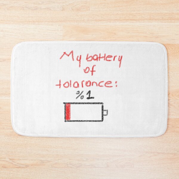 Item preview, MY BATTERY OF TOLARANCE designed and sold by SeekingMeaning.
