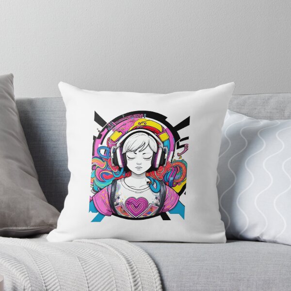 Item preview, Colourful graffiti illustration of heart designed and sold by uthent.