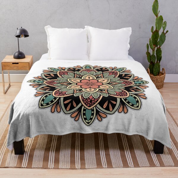 Item preview, Color Flower Mandala designed and sold by René Voortwist Pen and Ink art.