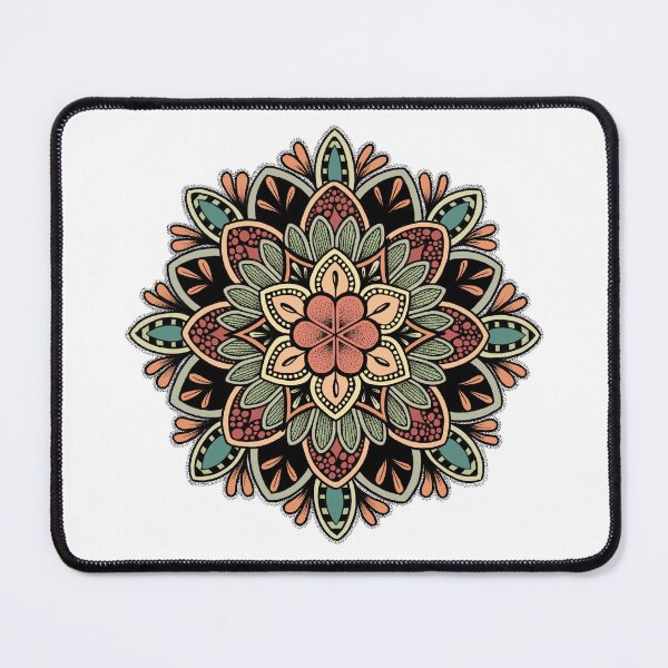 Item preview, Color Flower Mandala designed and sold by René Voortwist Pen and Ink art.