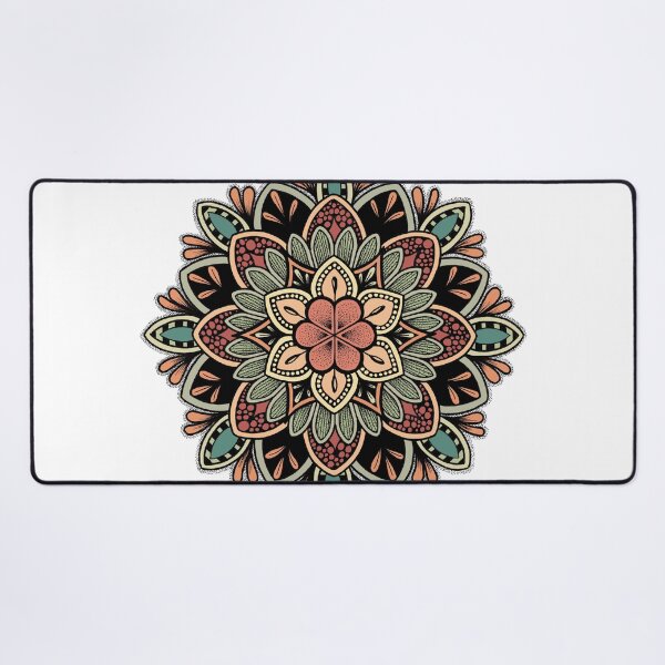 Item preview, Color Flower Mandala designed and sold by René Voortwist Pen and Ink art.