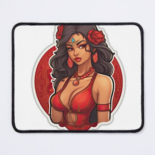 Item preview, Indian Queen Indian Princess Wearing Red designed and sold by PrincessJessieJ.