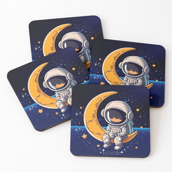 Item preview, Astronaut sitting on the Moon designed and sold by MikoMate.