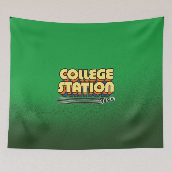 Item preview, College Station, Texas | Retro Stripes designed and sold by retroready.