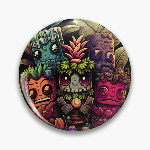 Item preview, The Famous Tiki Five designed and sold by GloriousIdiot.