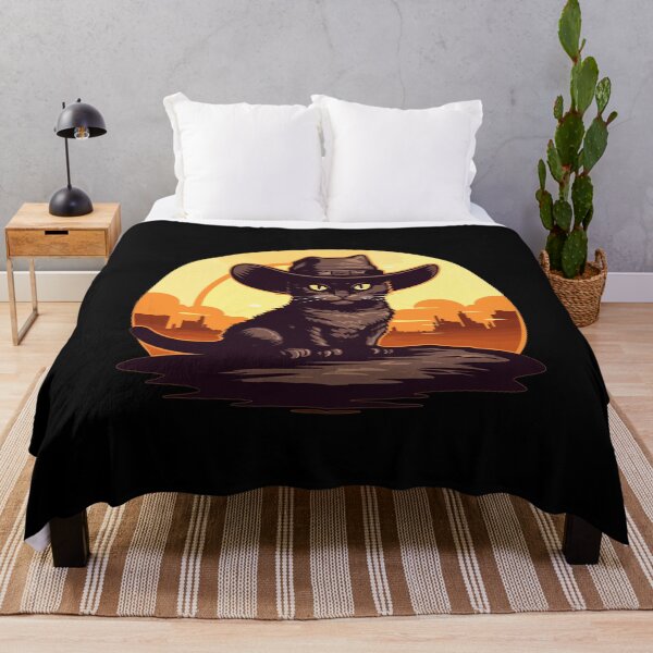 Item preview, Funny Cat Cowboy Cowgirl Meow Howdy Meowdy designed and sold by KsuAnn.