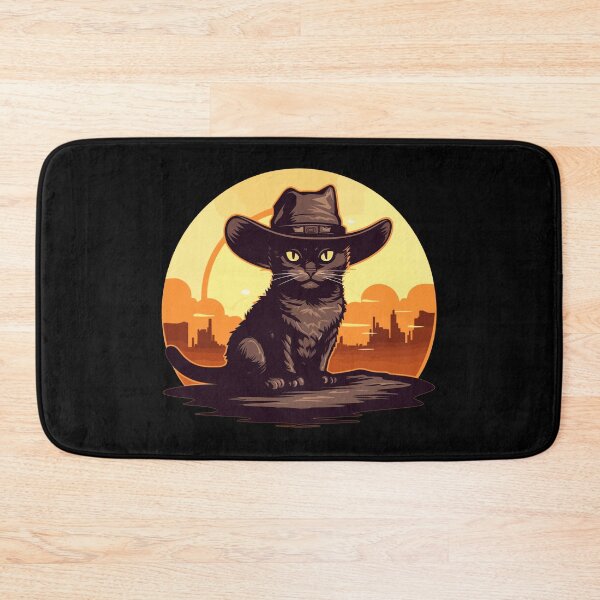 Item preview, Funny Cat Cowboy Cowgirl Meow Howdy Meowdy designed and sold by KsuAnn.